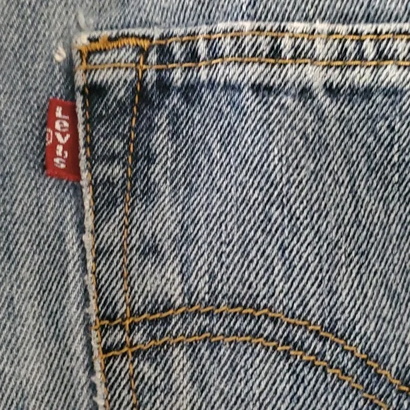 Levis 501 blue highrise button fly jeans size 30 - Picture 14 of 16